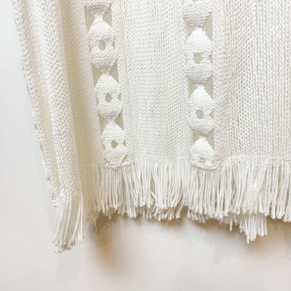 Kobi Halperin | Amani Fringe Hem Dress in White - Picture 3 of 8